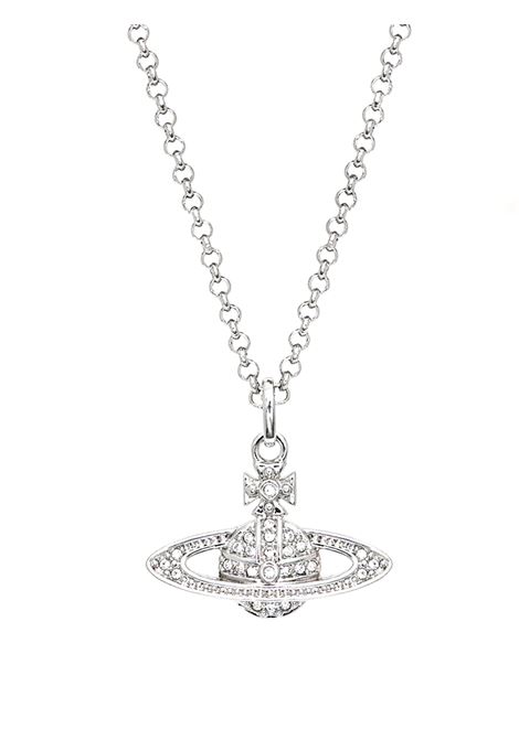 mini bas relief pendant woman platinum VIVIENNE WESTWOOD | 63020086-02P116-CNP116